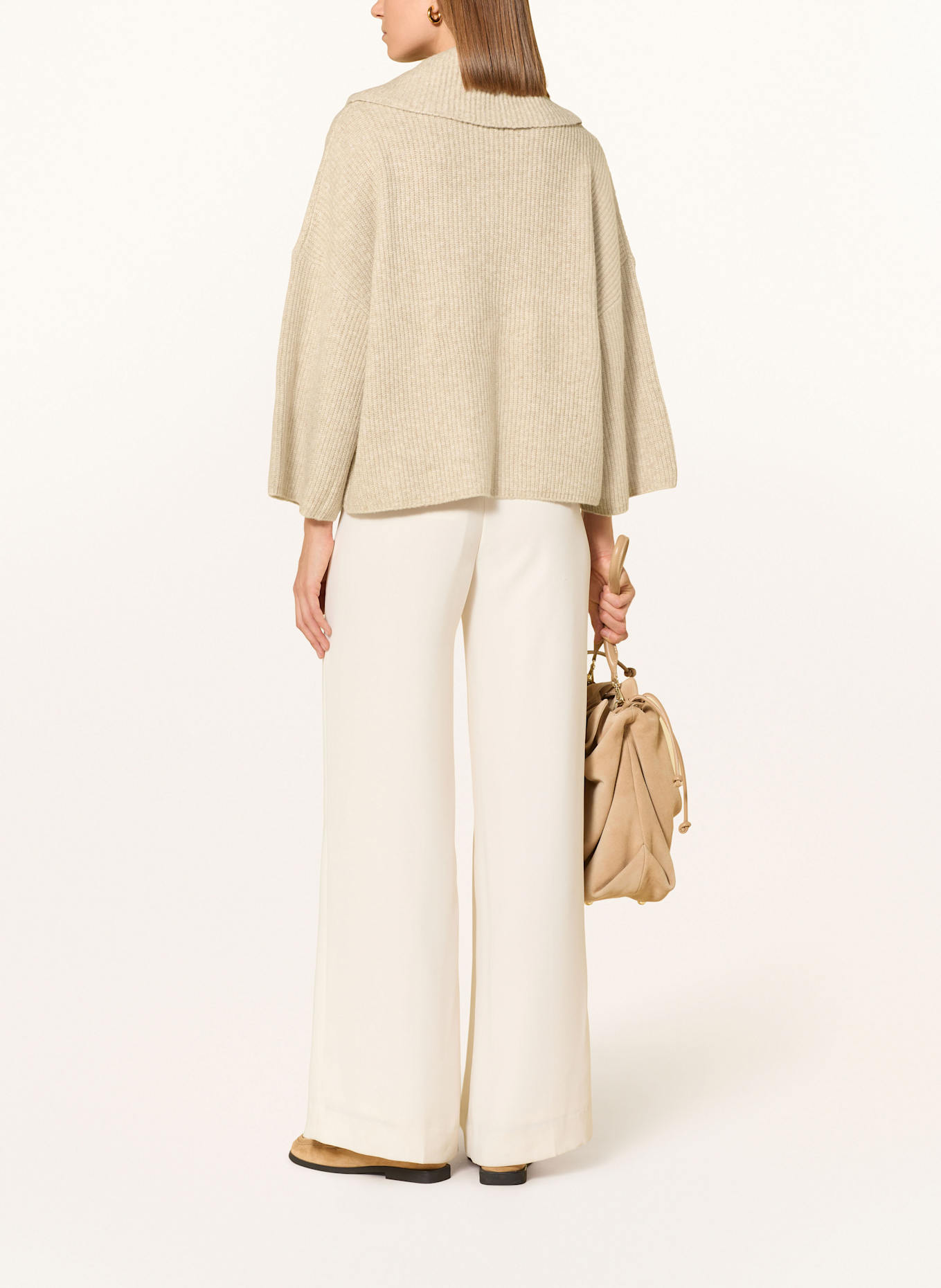 comma Rollkragenpullover: BEIGE