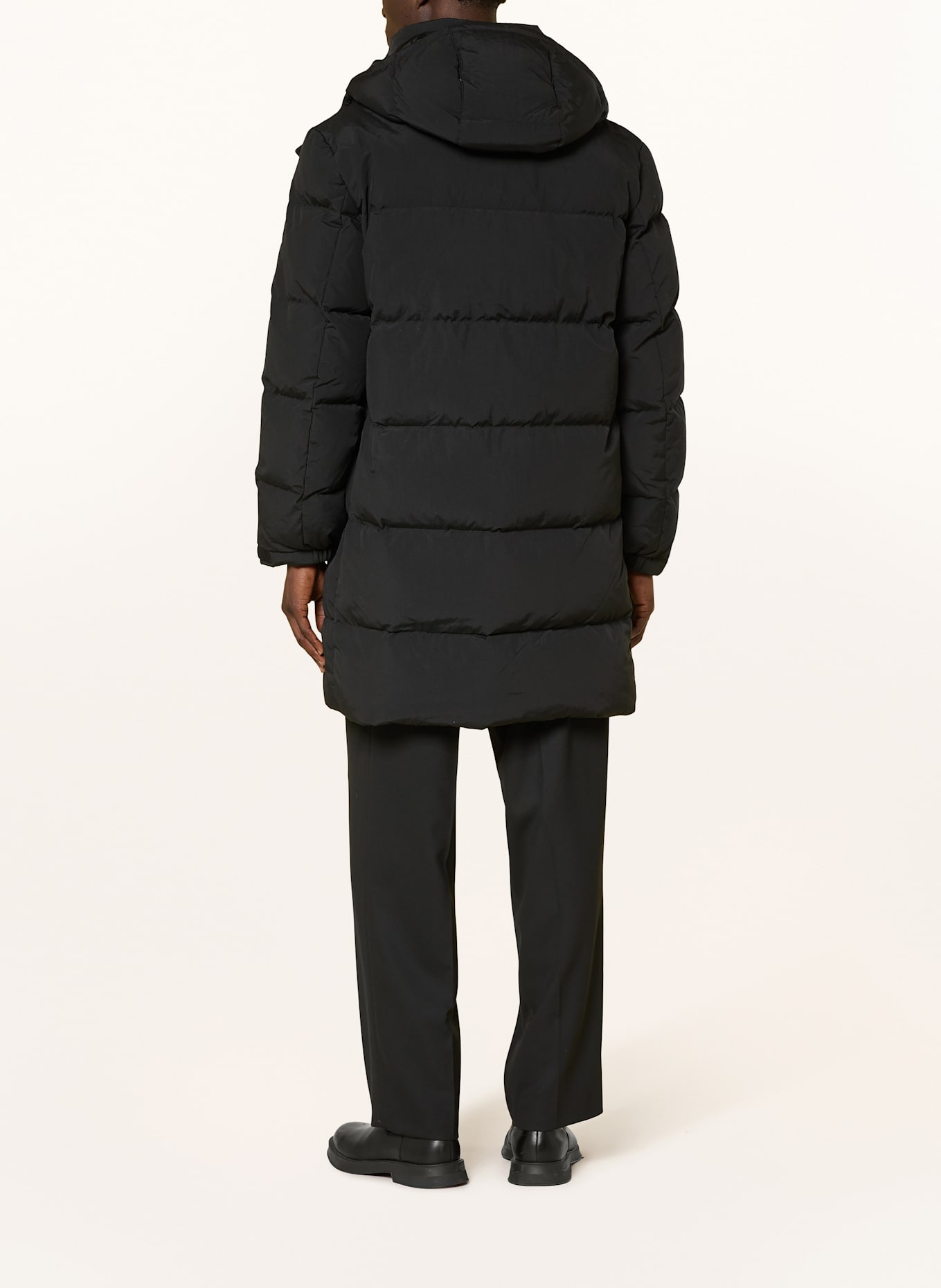HUGO Daunenparka MAGNUSO: SCHWARZ