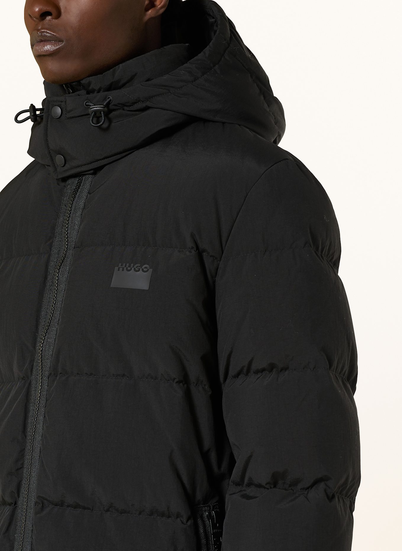 HUGO Daunenparka MAGNUSO: SCHWARZ