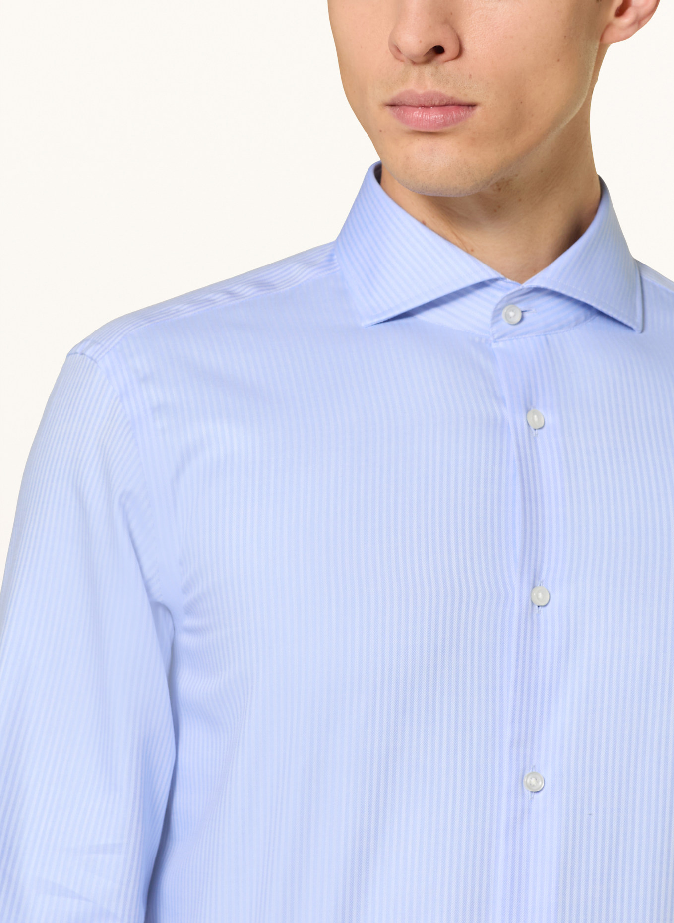 BOSS Hemd HANK Slim Fit: HELLBLAU