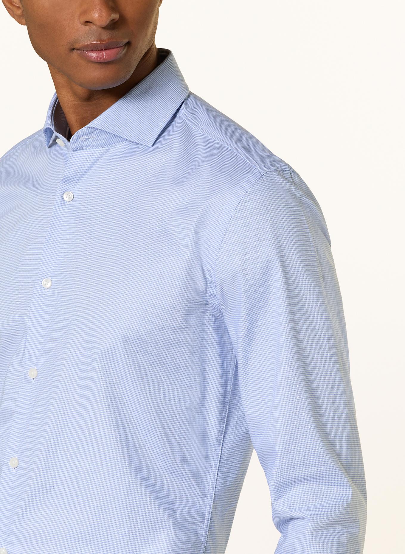 BOSS Hemd HANK SPREAD Slim Fit: HELLBLAU / WEISS