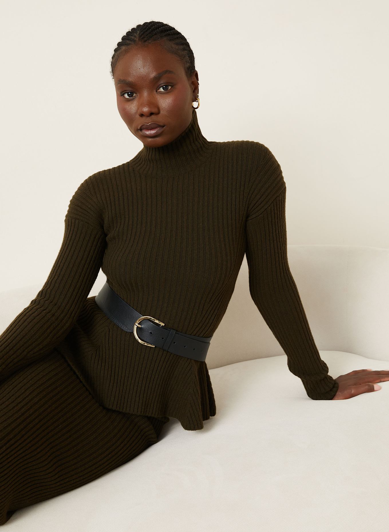 Max Mara Sweter BOLSENA1234: CIEMNOZIELONY