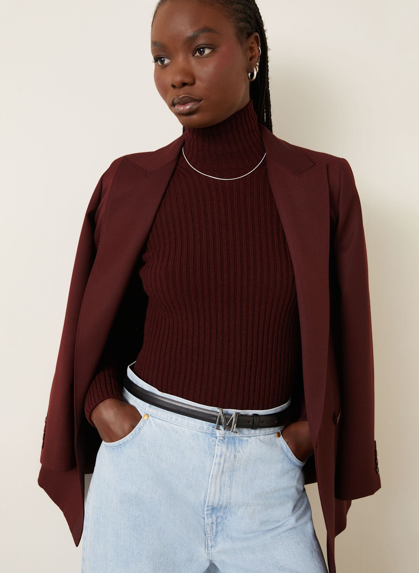 Max Mara Pullover ARAL1234: DUNKELROT