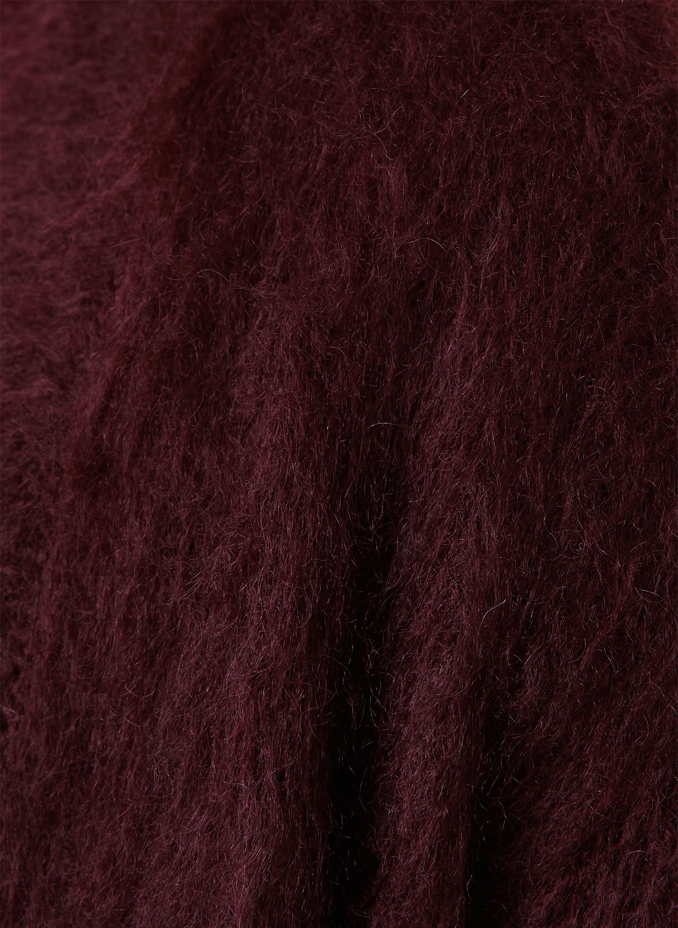 Max Mara Strickjacke AFFETTO1234 mit Mohair: DUNKELROT