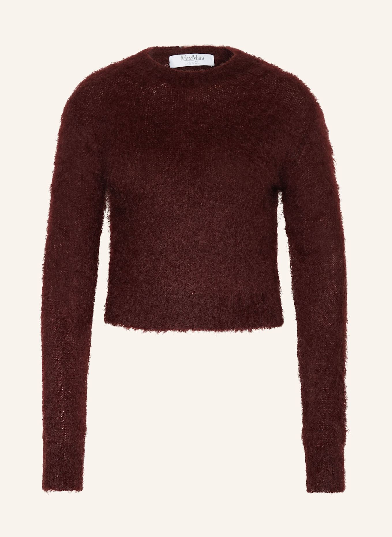Max Mara Pullover ADATTI1234 mit Mohair: DUNKELROT