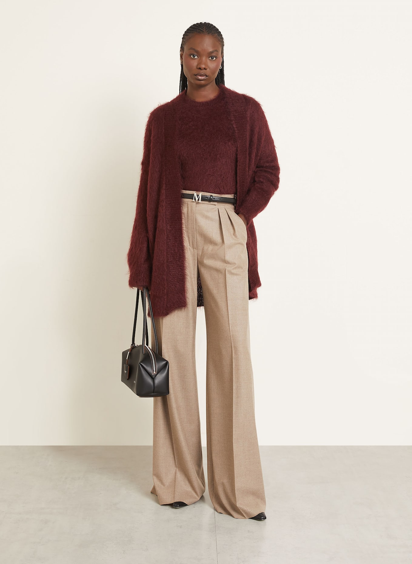Max Mara Pullover ADATTI1234 mit Mohair: DUNKELROT