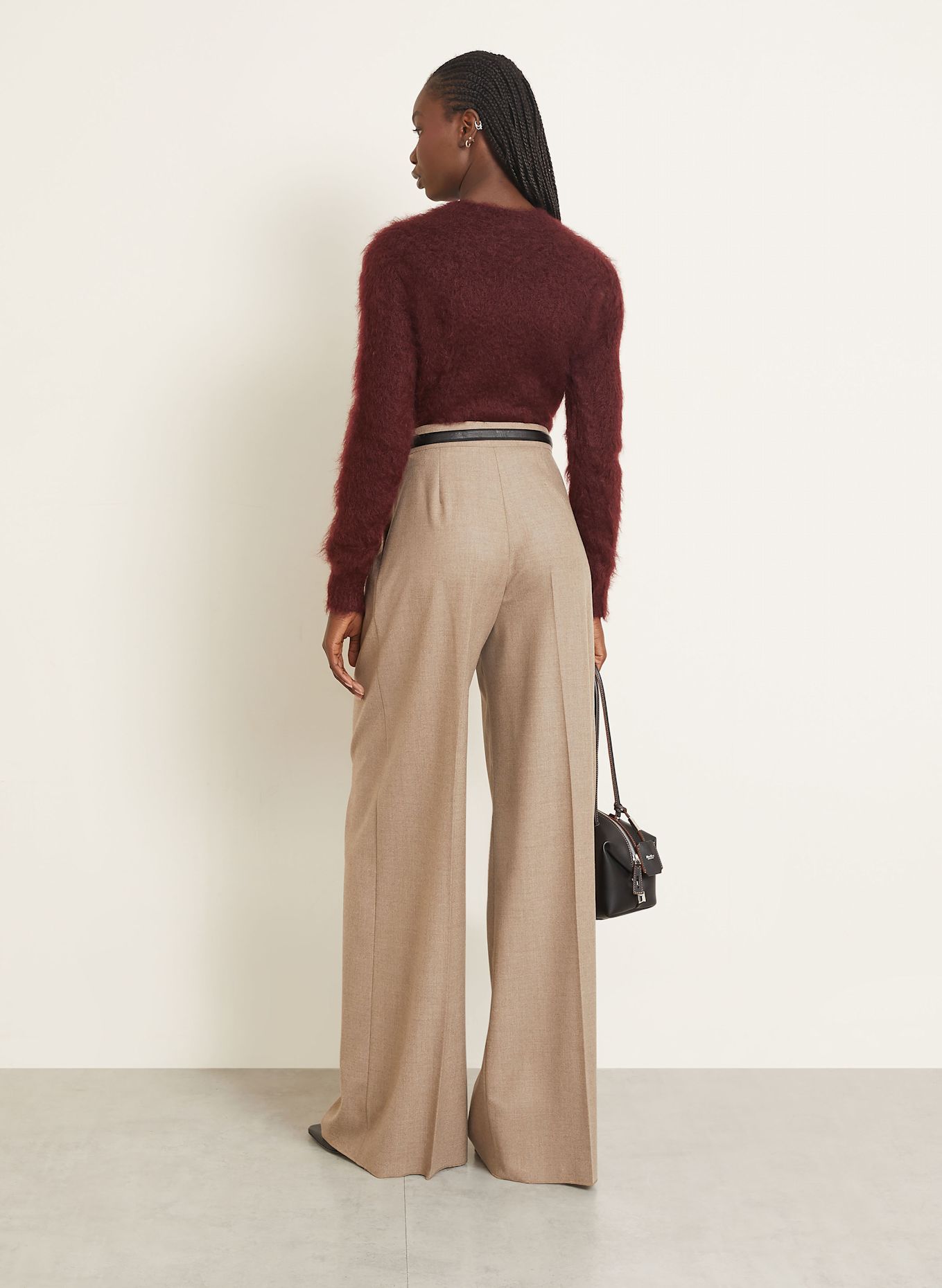 Max Mara Pullover ADATTI1234 mit Mohair: DUNKELROT