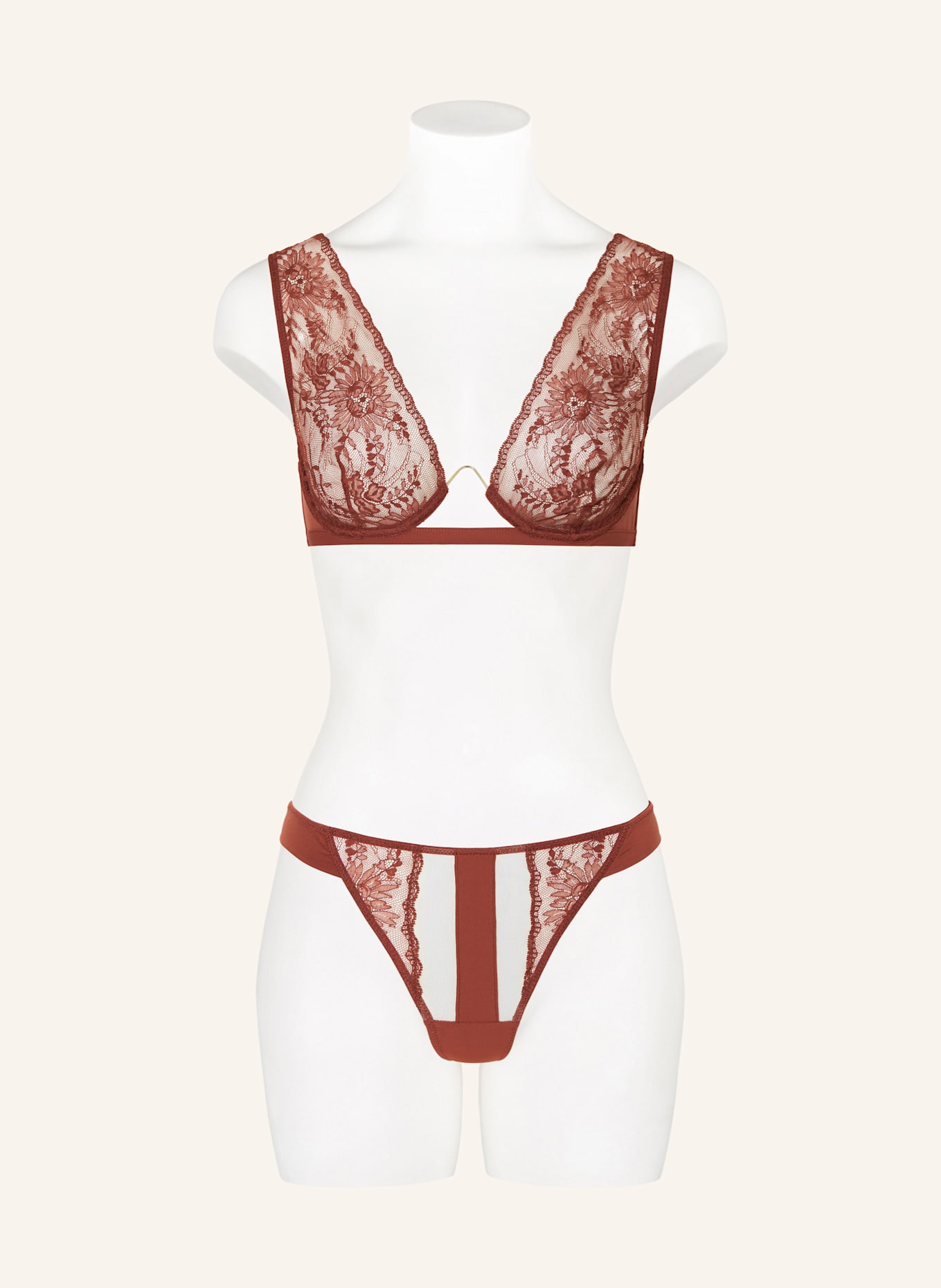 LIVY Thong MIDNIGHT KISS: COGNAC