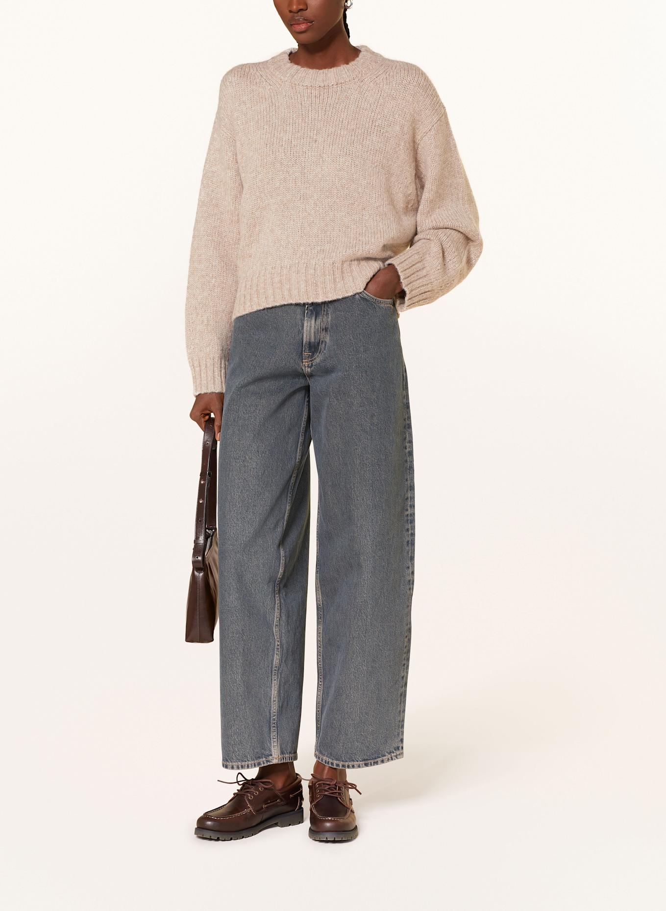 MRS & HUGS Pullover aus Alpaka: BEIGE