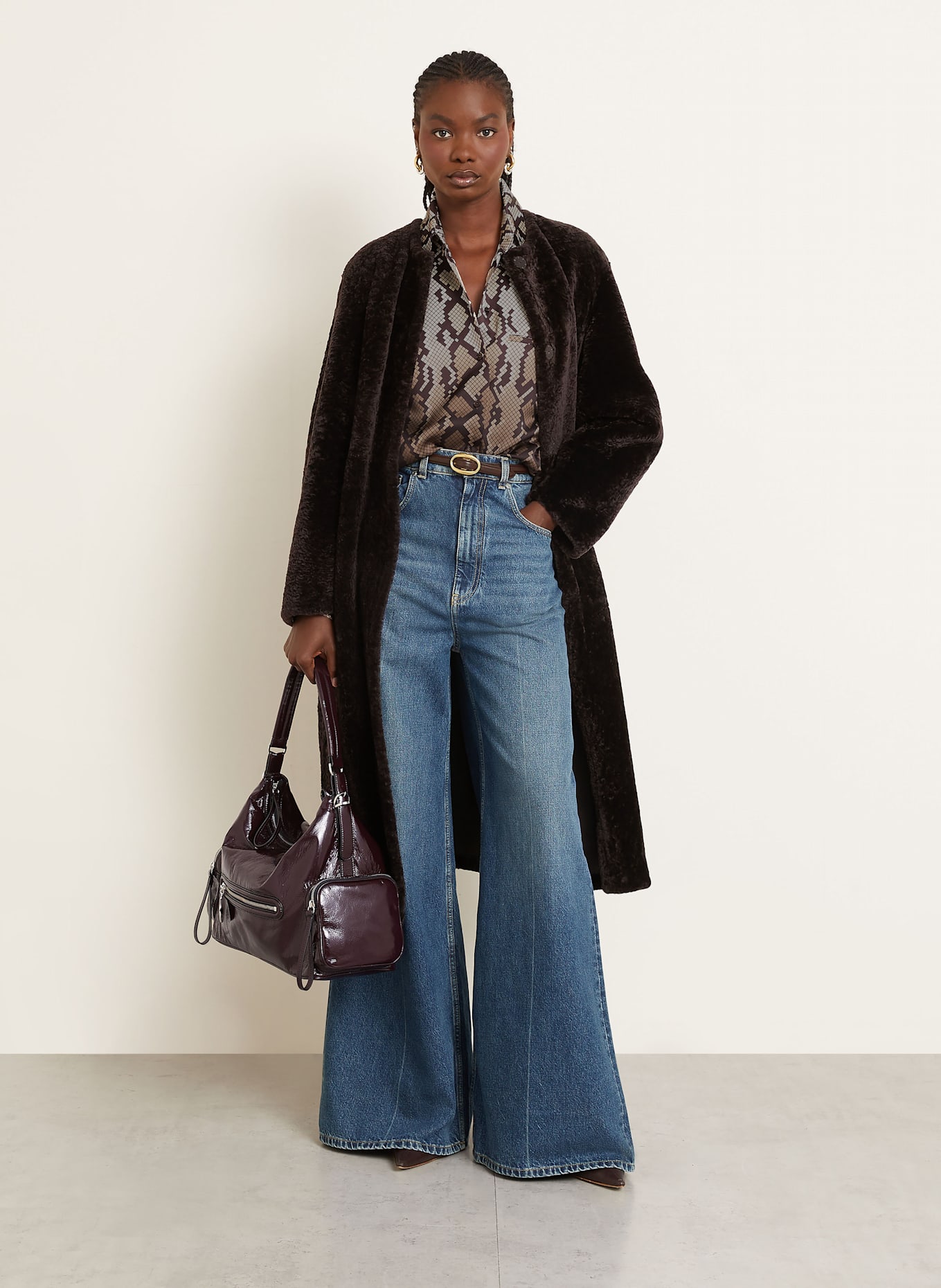 STELLA McCARTNEY Sac à bandoulière DARTMOOR: ROUGE FONCÉ