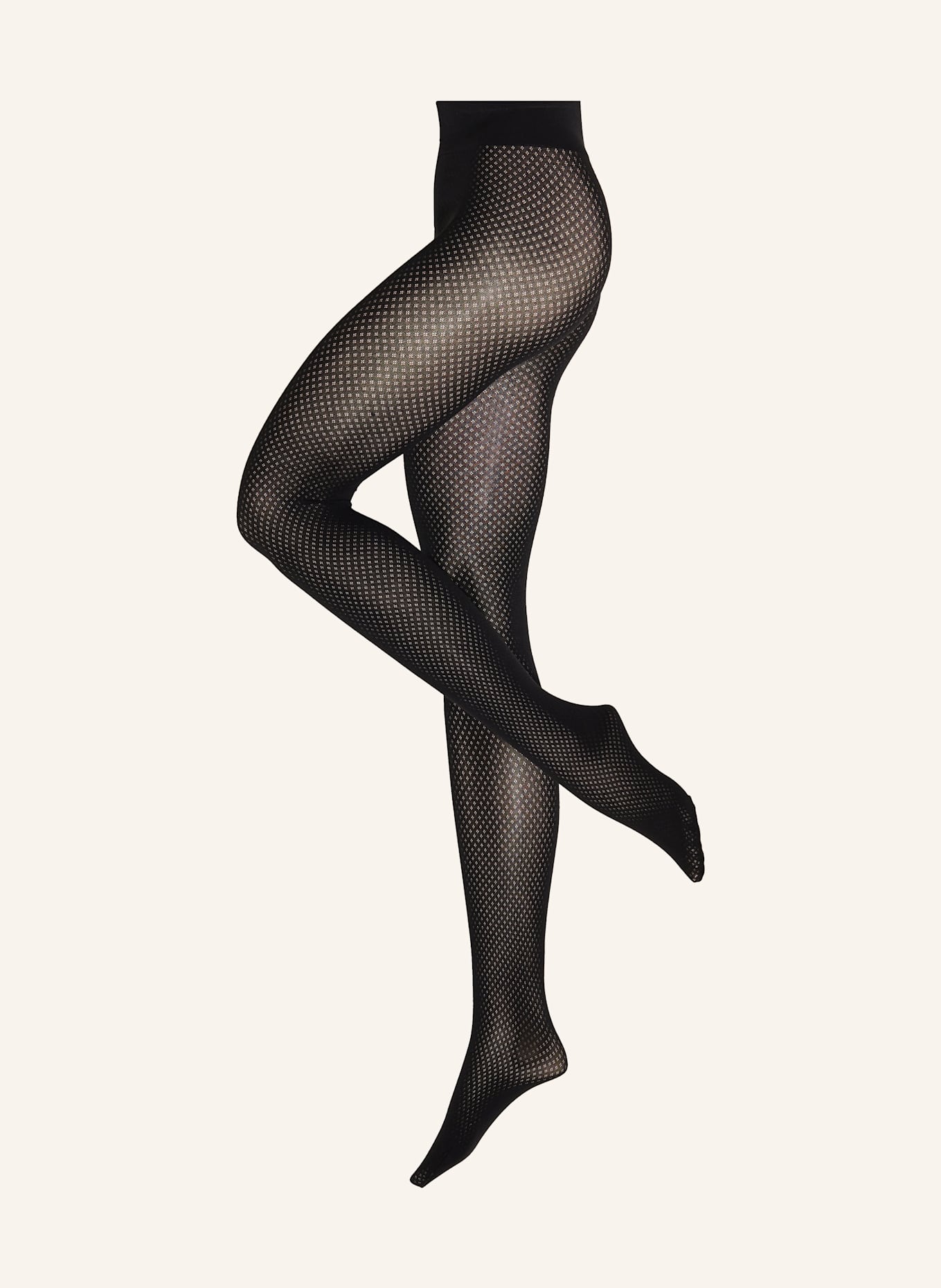 Wolford Feinstrumpfhose COTTON DOT: 7005 BLACK