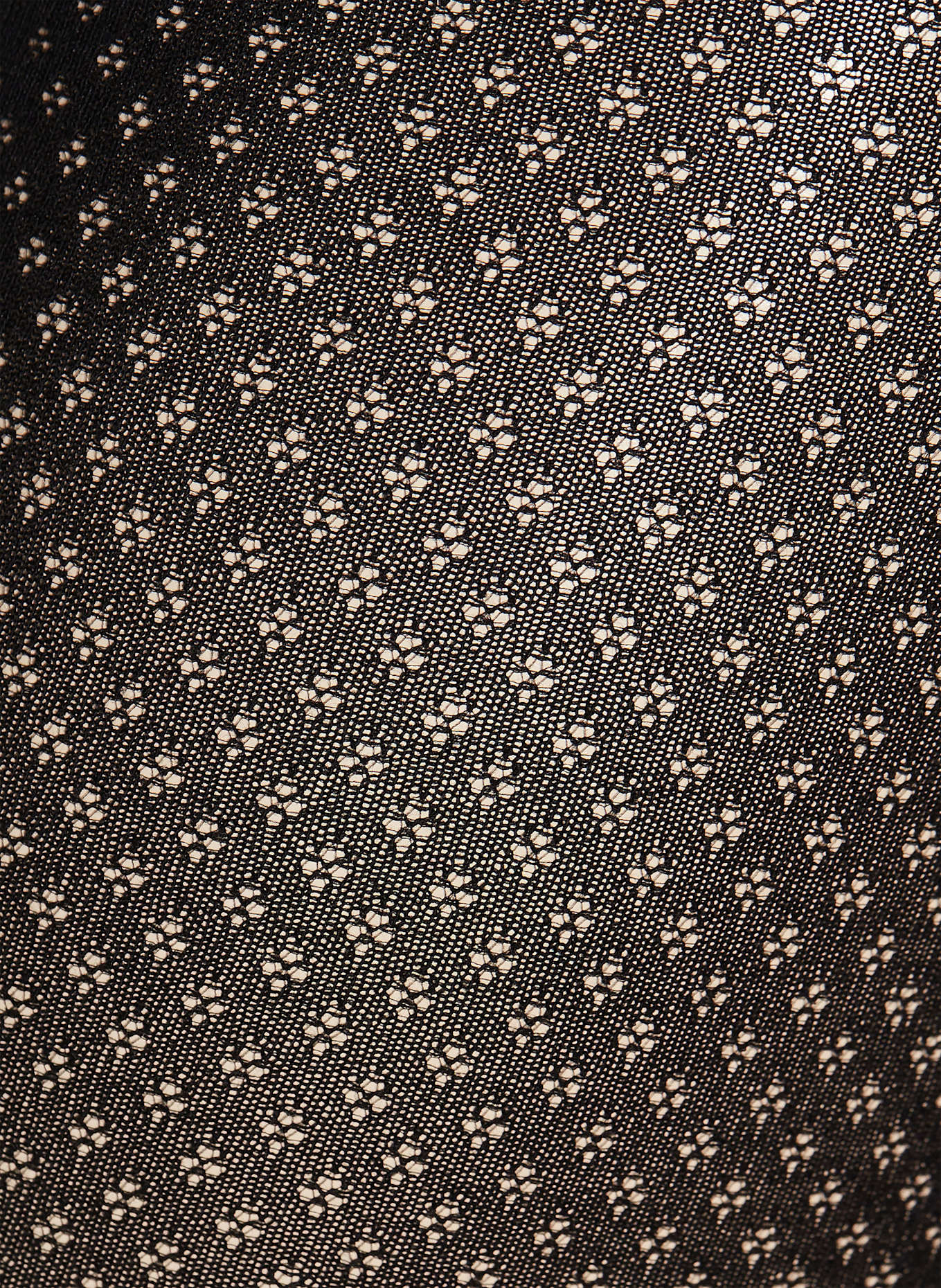 Wolford Feinstrumpfhose COTTON DOT: 7005 BLACK