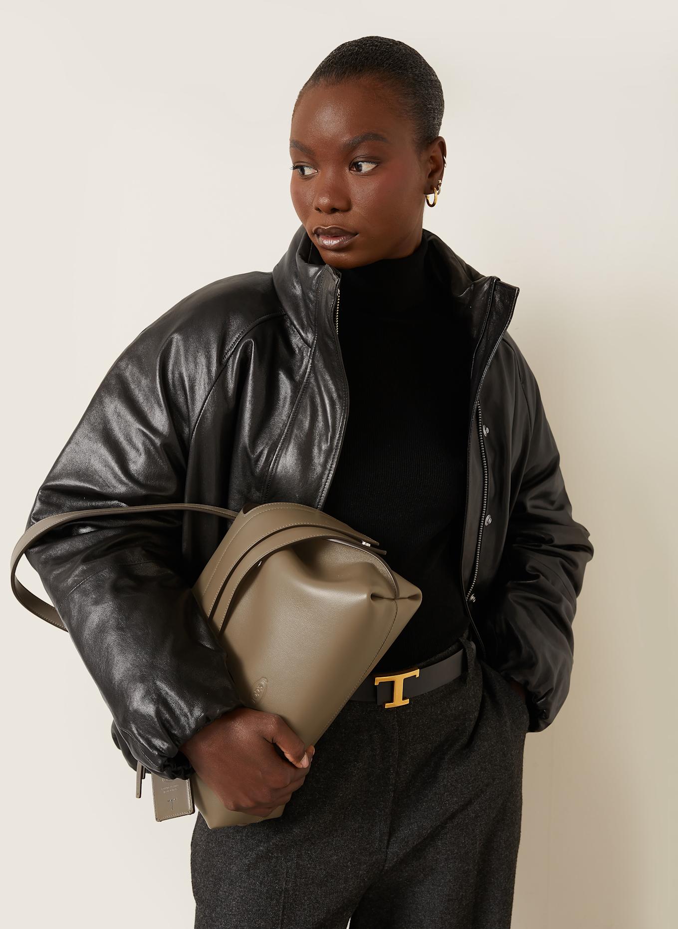 TOD'S Handbag: TAUPE