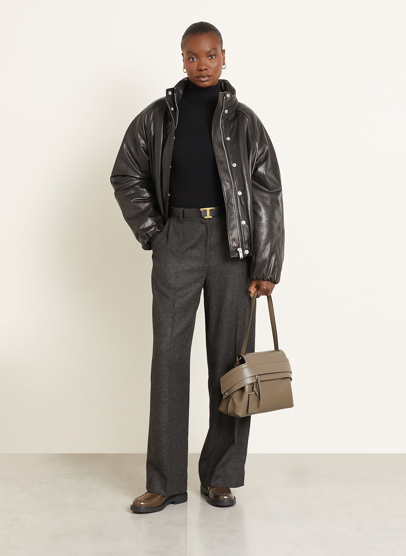 TOD'S Handbag: TAUPE