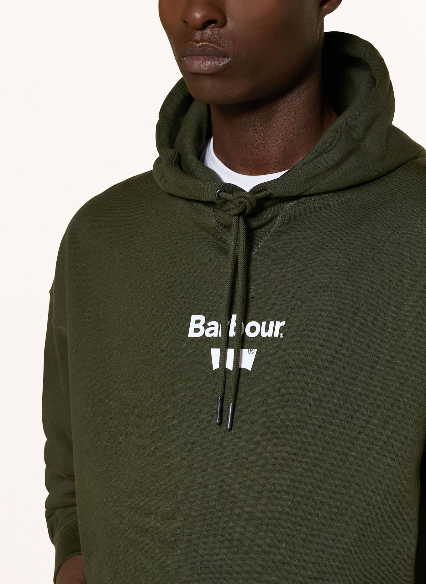 Barbour Hoodie: DUNKELGRÜN