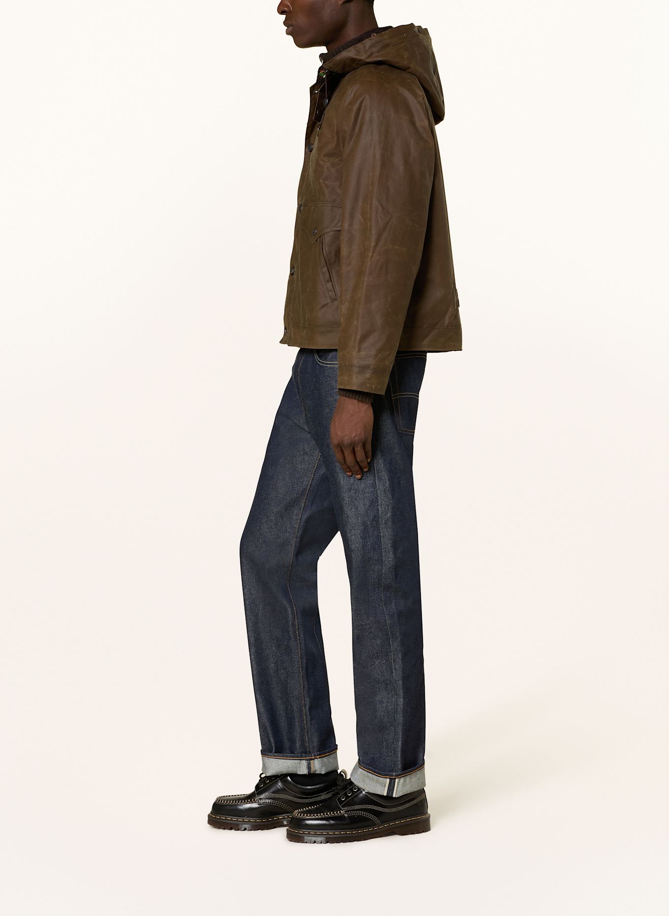 Barbour Fieldjacket SPEY WAX: BRAUN