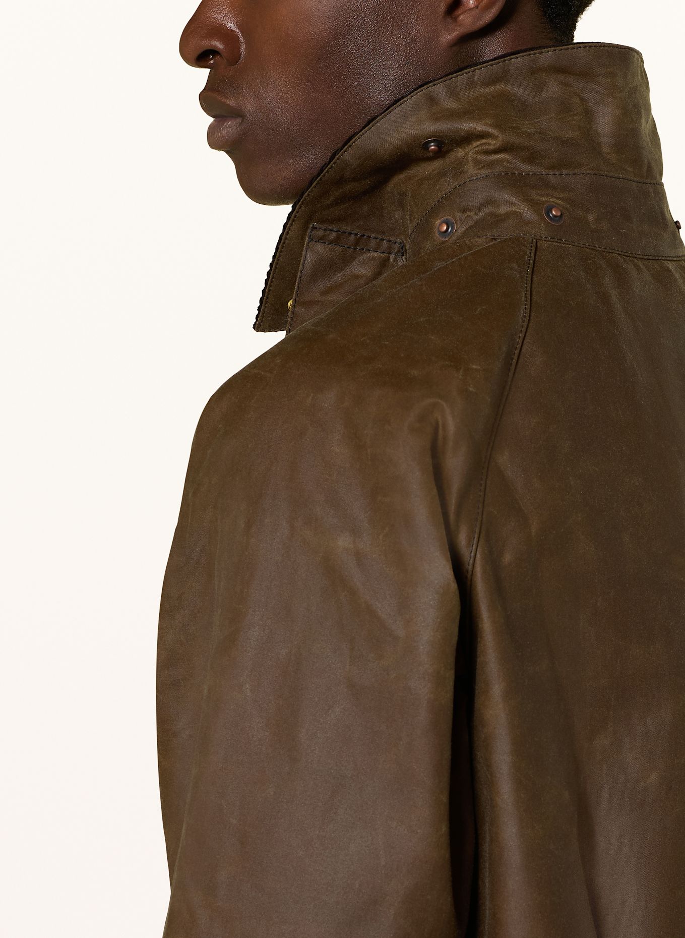 Barbour Fieldjacket SPEY WAX: BRAUN