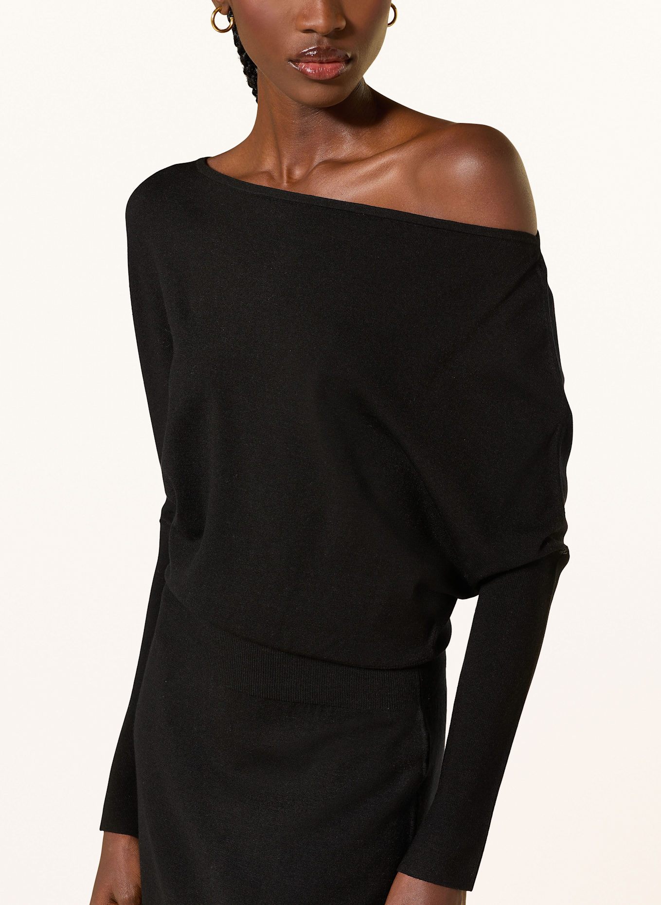 SIMKHAI Strickkleid JANESE: SCHWARZ