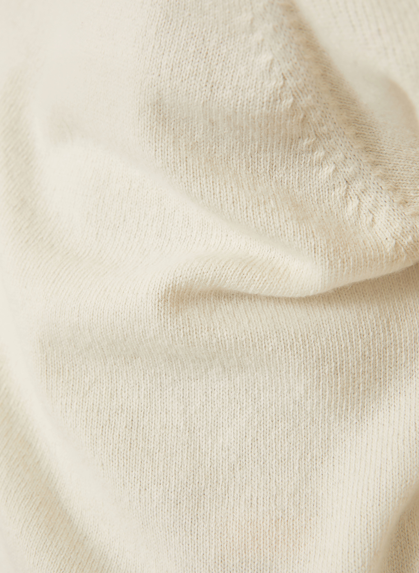 BALMAIN Sweter z dodatkiem kaszmiru: ECRU