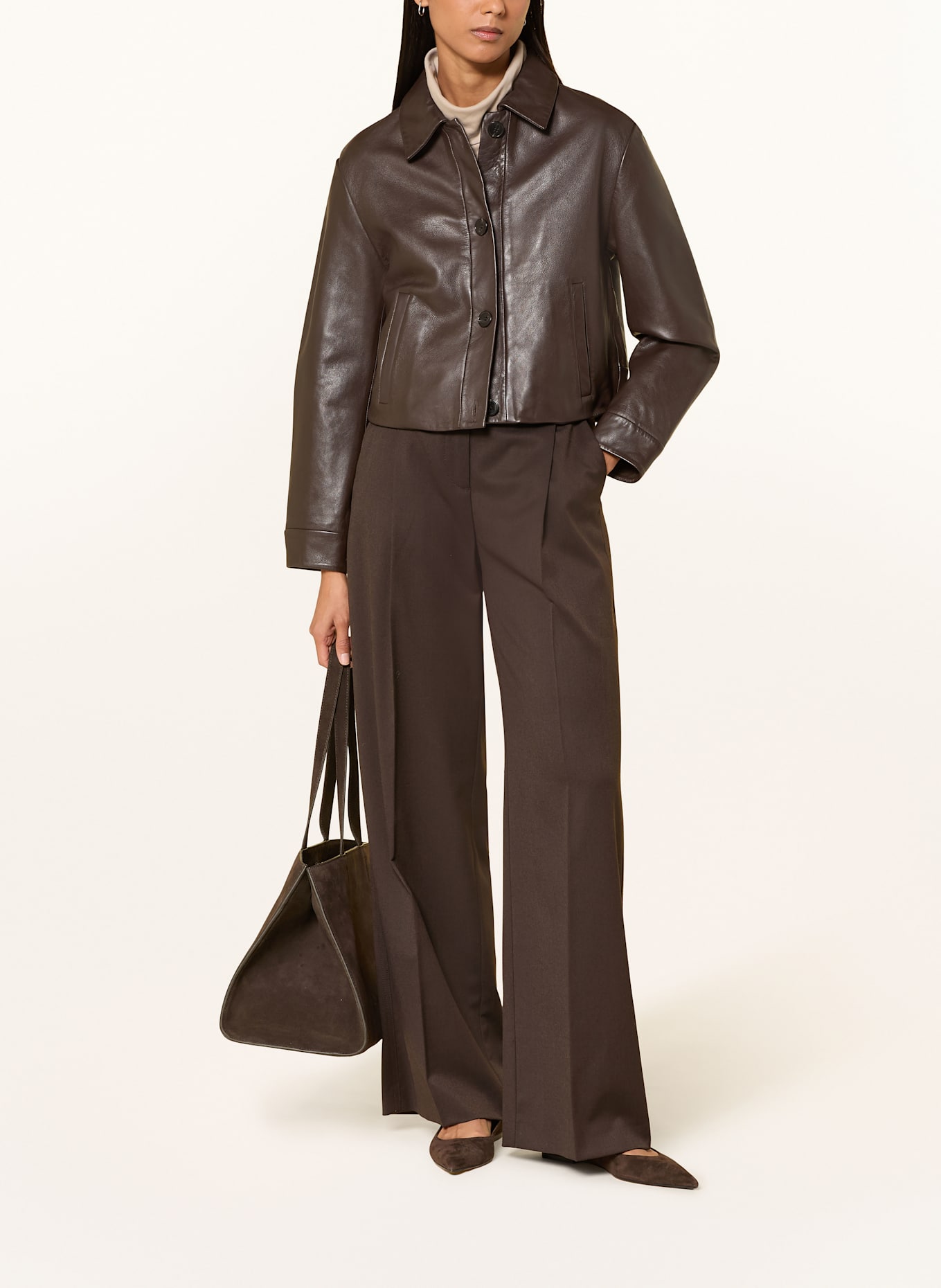 efixelle Rollkragenshirt: BEIGE