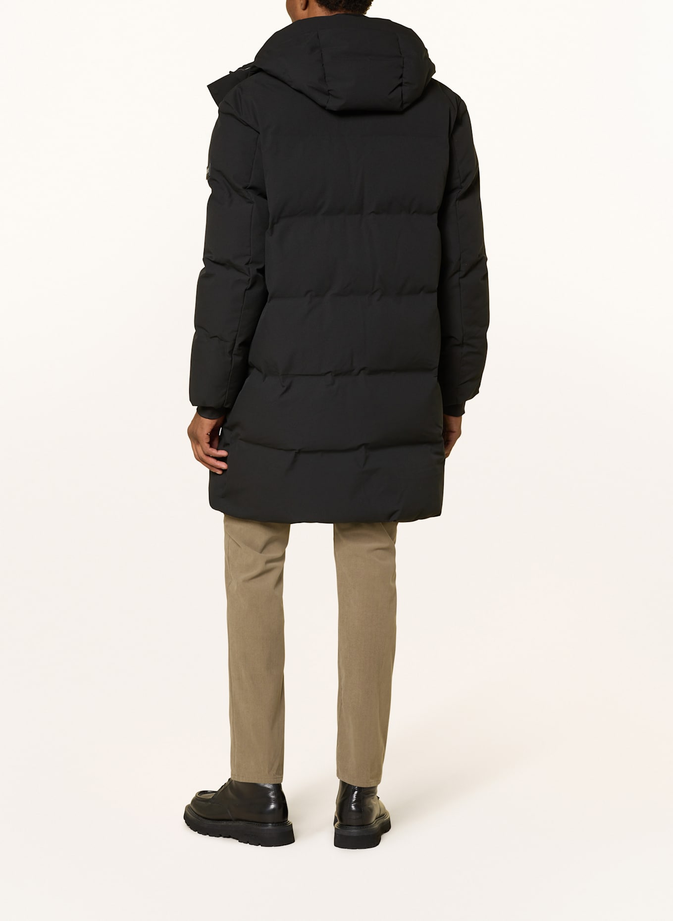 CINQUE Steppmantel CITHERMAL mit DUPONT™ SORONA®-Isolierung: SCHWARZ