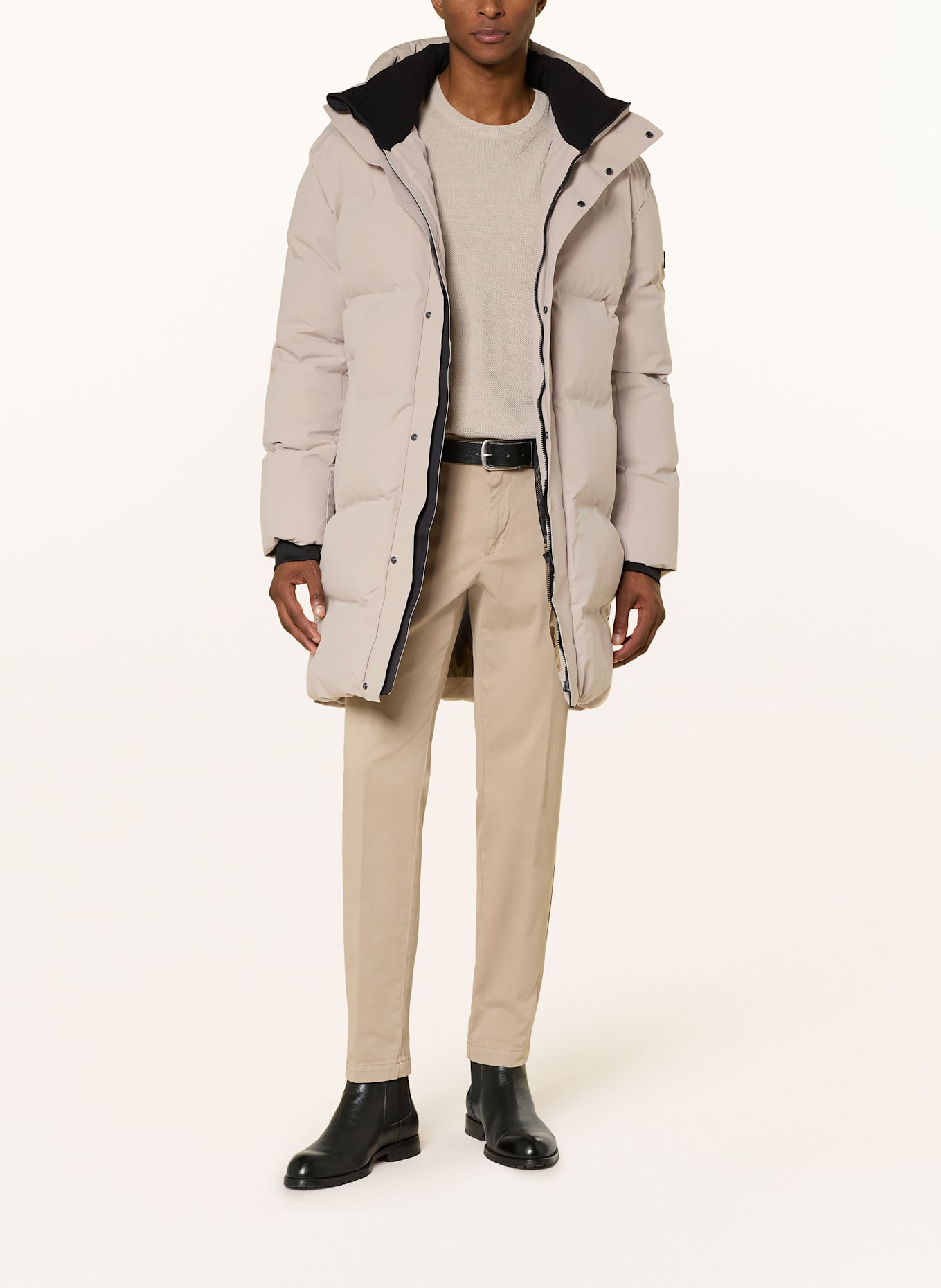 CINQUE Steppmantel CITHERMAL mit DUPONT™ SORONA®-Isolierung: HELLBRAUN