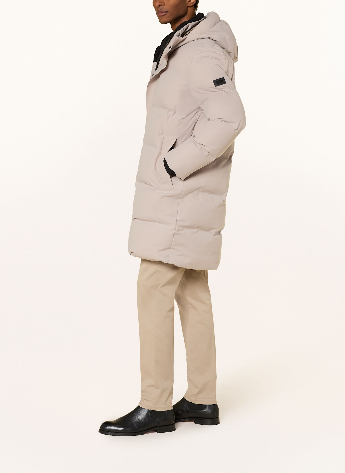 CINQUE Steppmantel CITHERMAL mit DUPONT™ SORONA®-Isolierung: HELLBRAUN