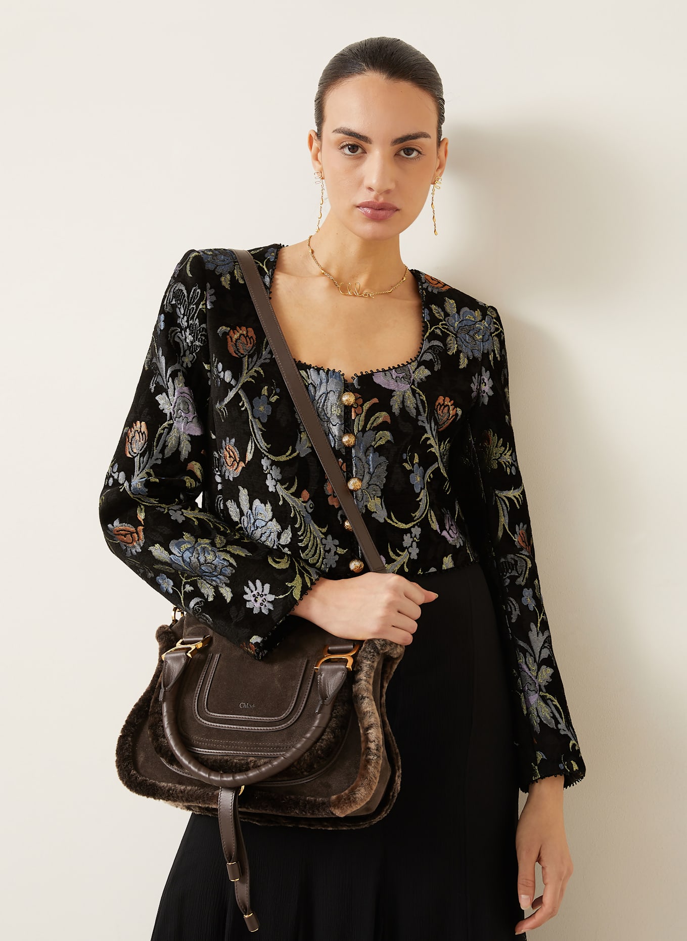 Chloé Handtasche MARCIE: KOHL BROWN