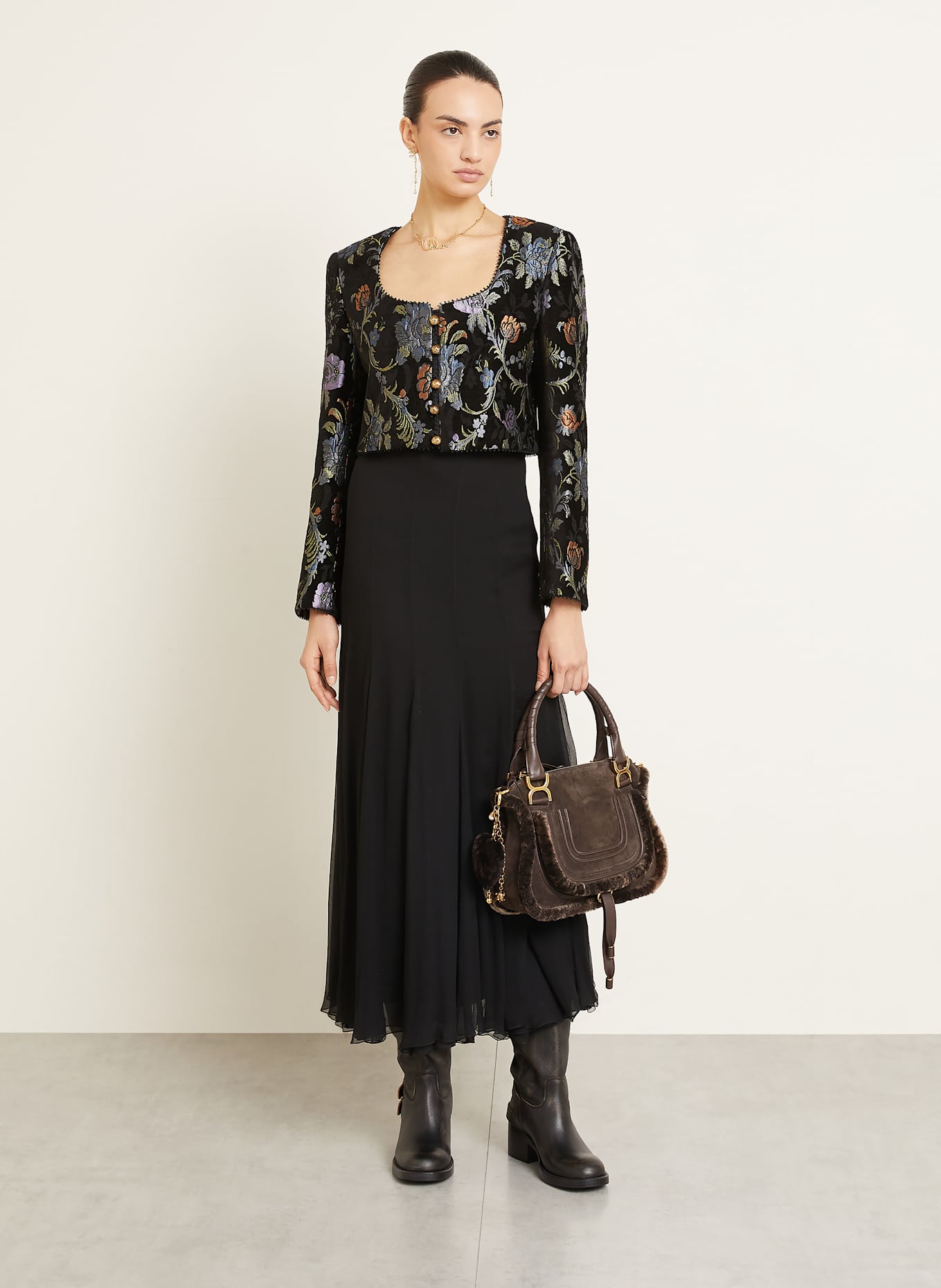 Chloé Handtasche MARCIE: KOHL BROWN