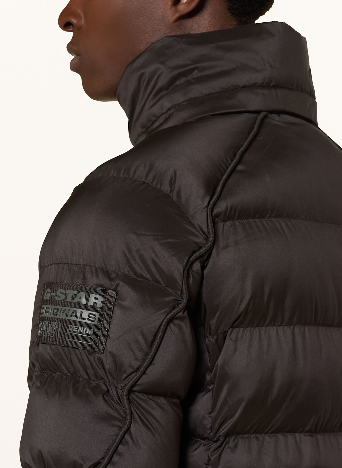 G-Star Steppjacke WHISTLER mit abnehmbarer Kapuze: SCHWARZ