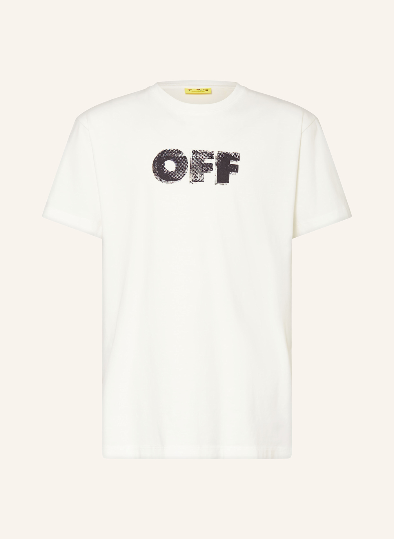 Off-White T-Shirt: WEISS / SCHWARZ
