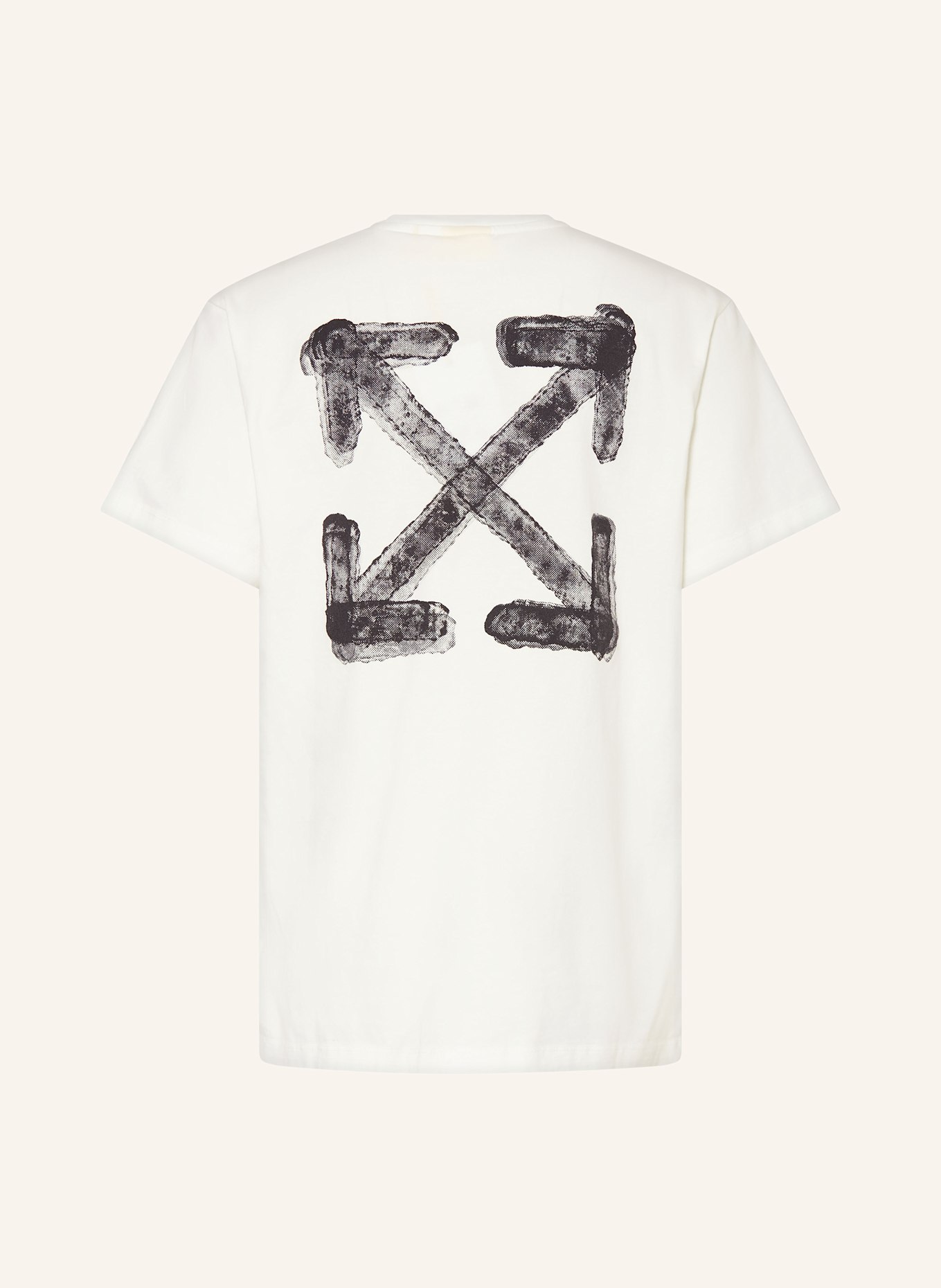 Off-White T-Shirt: WEISS / SCHWARZ