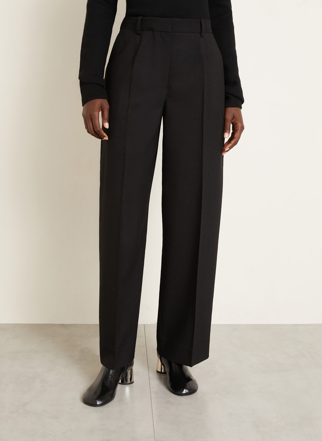 TOTEME Marlenehose: SCHWARZ