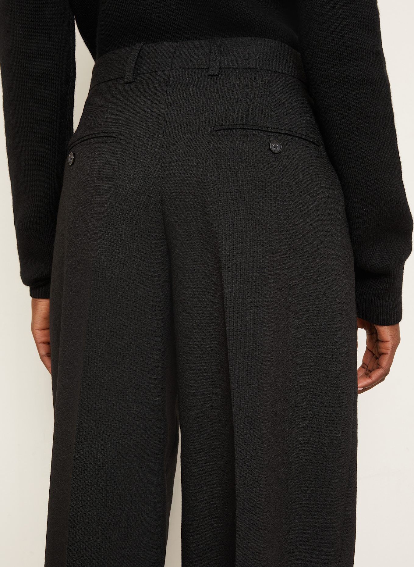 TOTEME Marlenehose: SCHWARZ