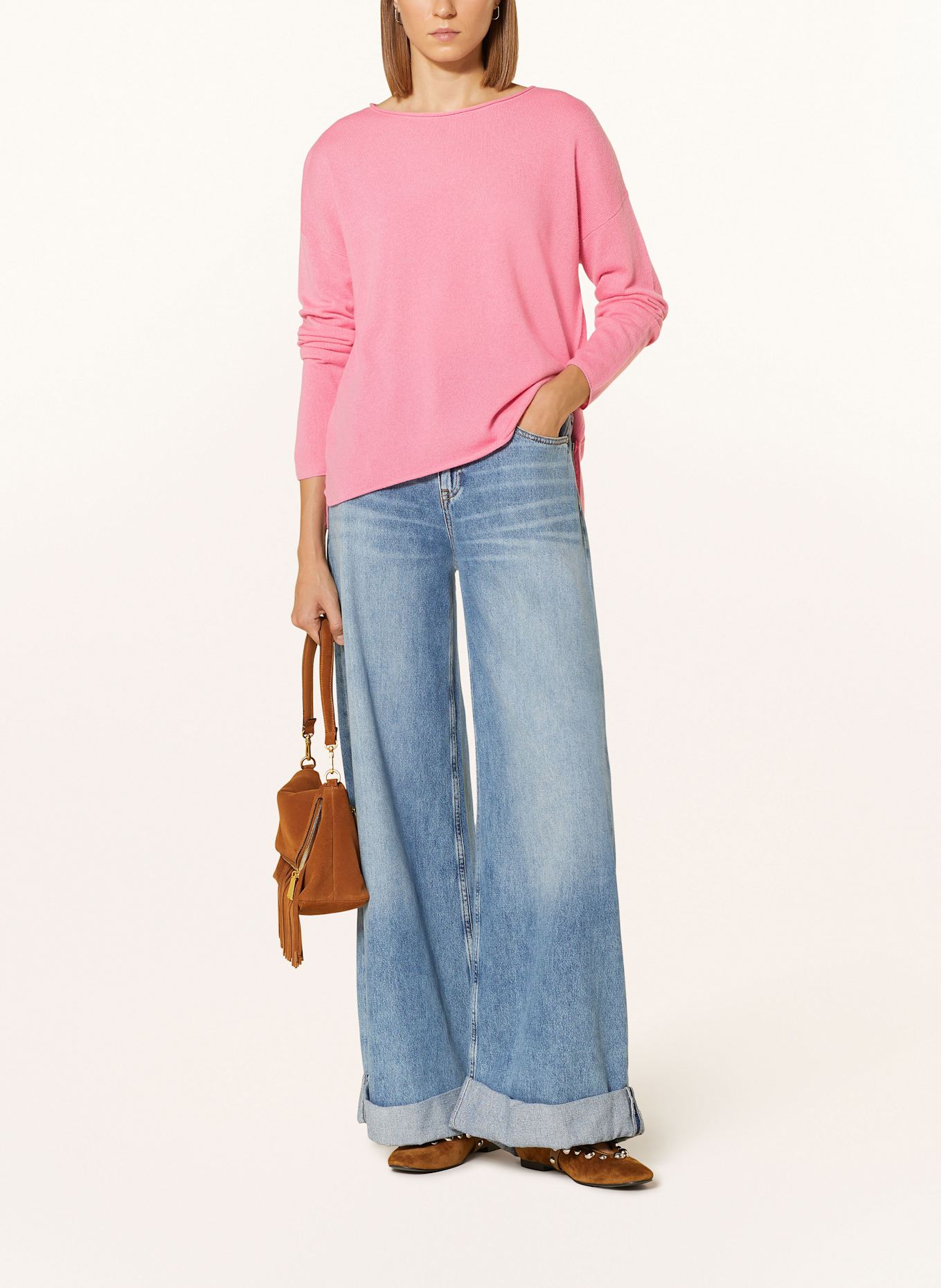 darling harbour Cashmere-Pullover: PINK
