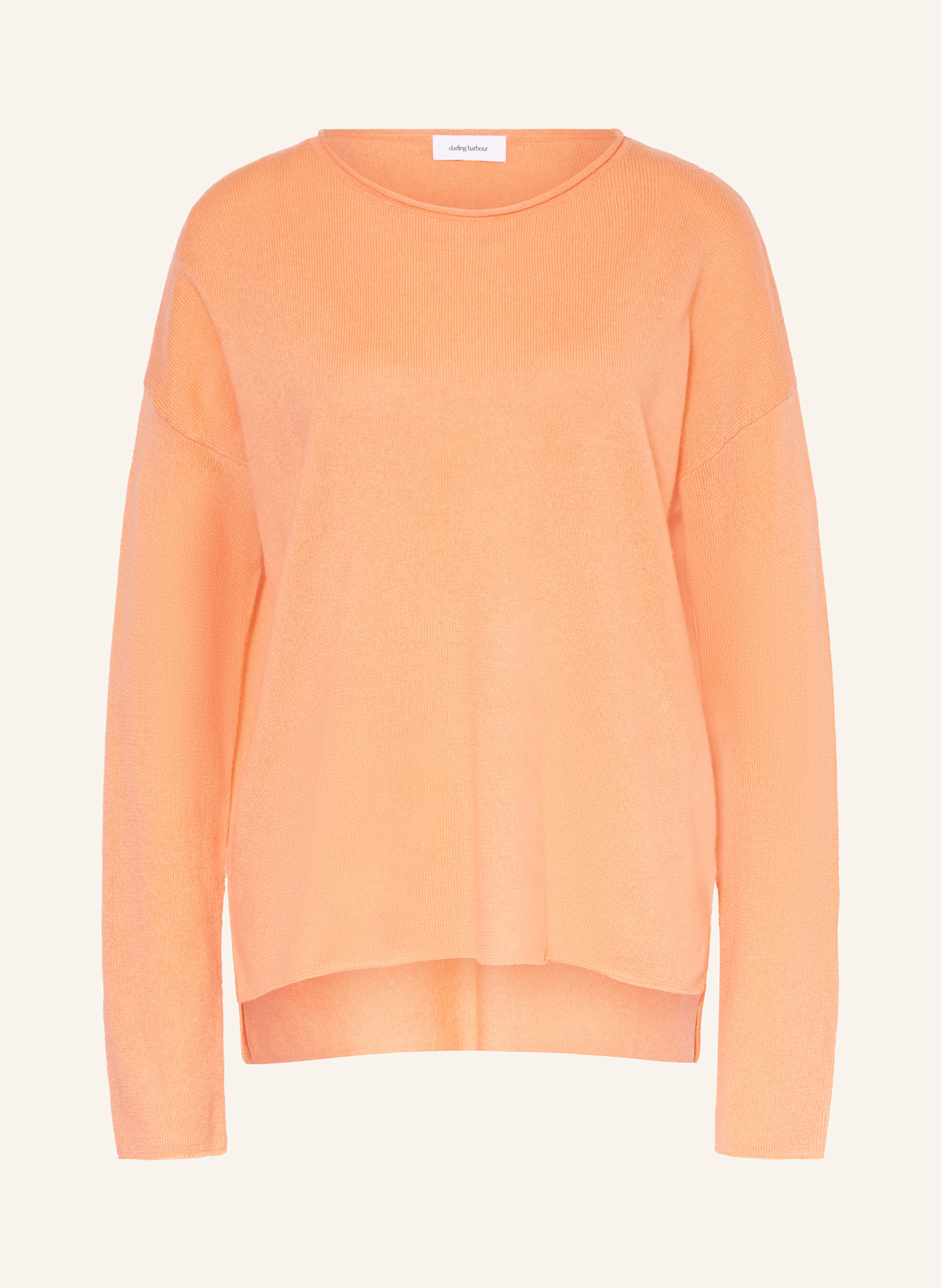 darling harbour Cashmere-Pullover: APRICOT