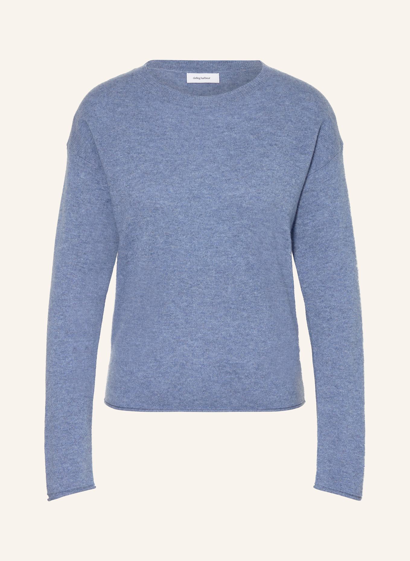 darling harbour Cashmere-Pullover: BLAUGRAU