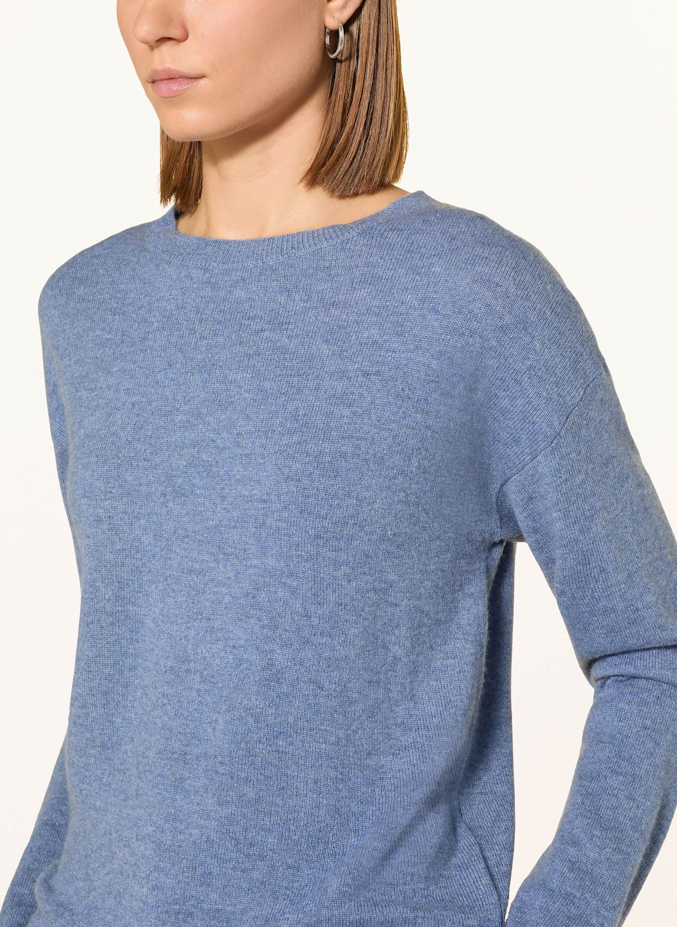 darling harbour Cashmere-Pullover: BLAUGRAU