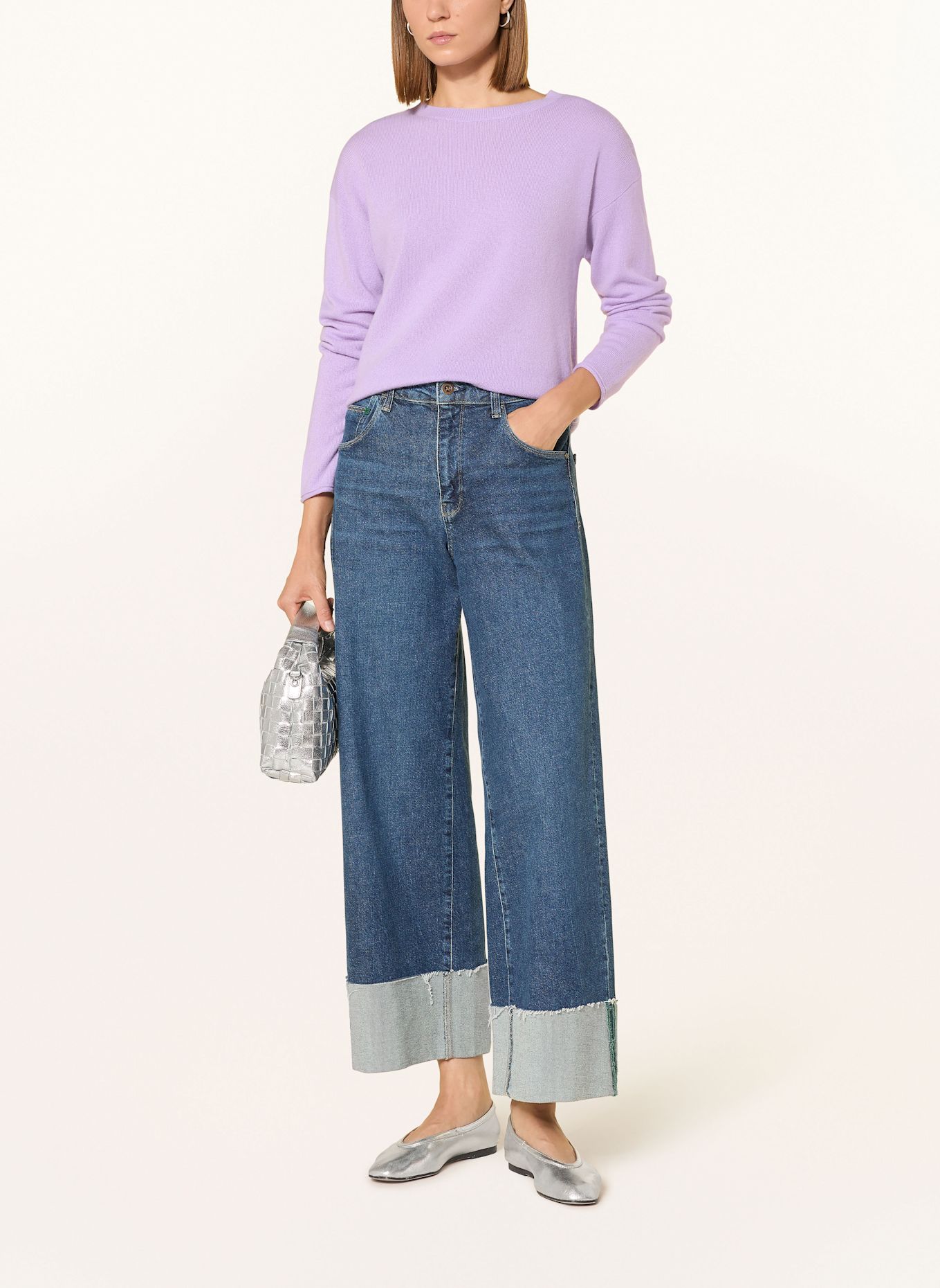 darling harbour Cashmere-Pullover: HELLLILA