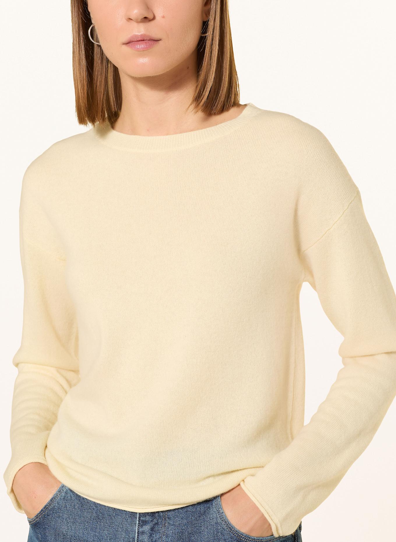 darling harbour Cashmere-Pullover: HELLGELB