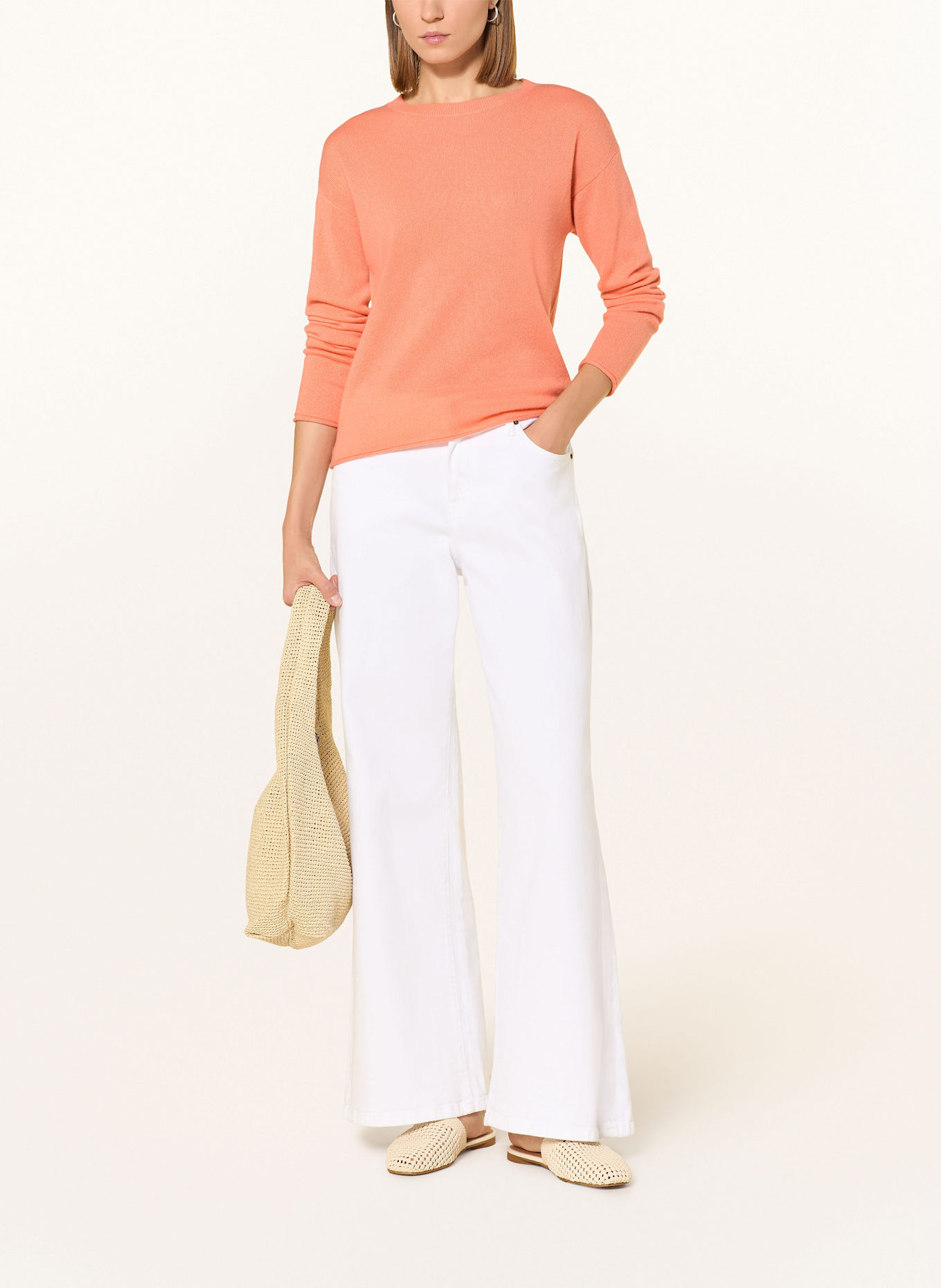 darling harbour Cashmere-Pullover: HELLORANGE