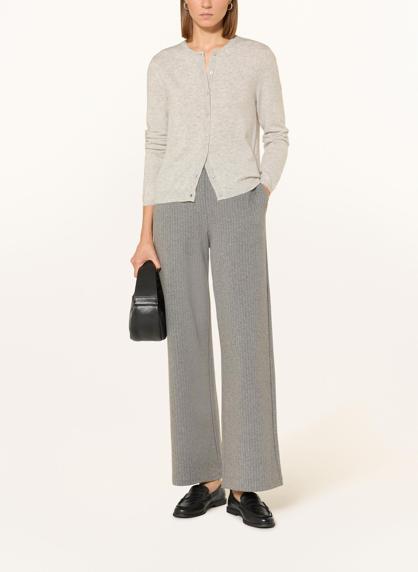 darling harbour Strickjacke aus Cashmere: HELLGRAU