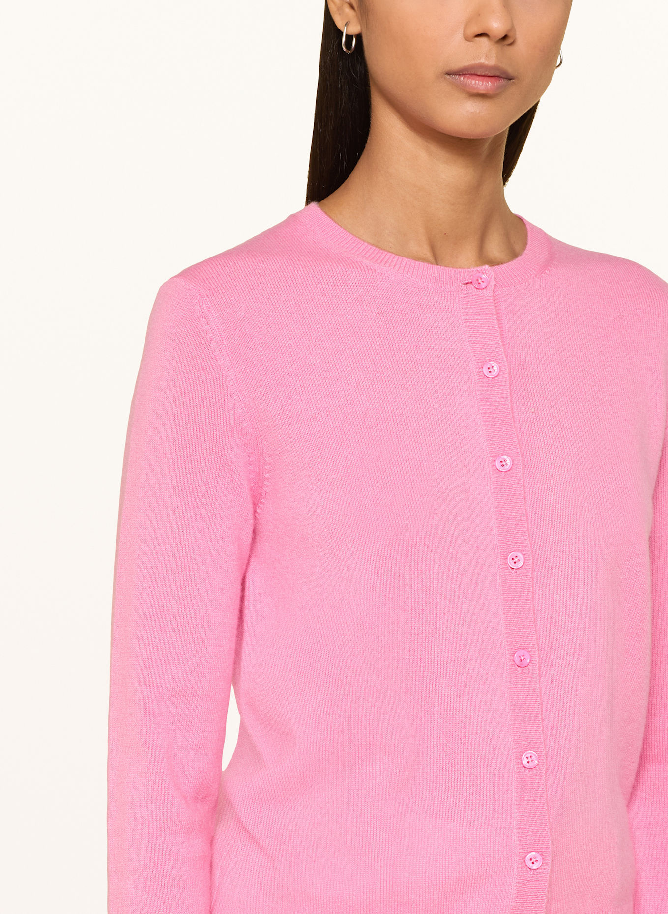 darling harbour Strickjacke aus Cashmere: PINK