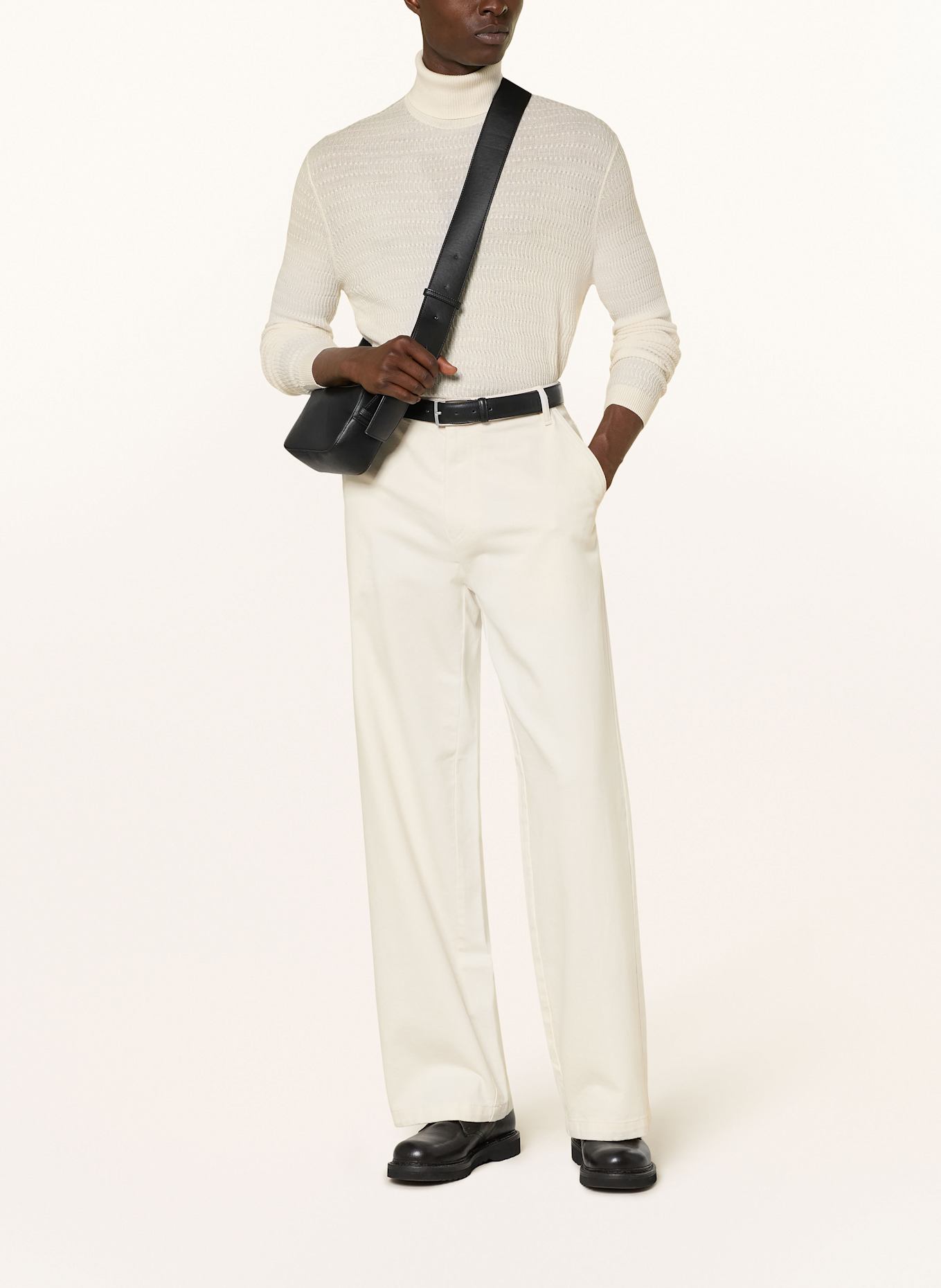 EMPORIO ARMANI Rollkragenpullover: ECRU