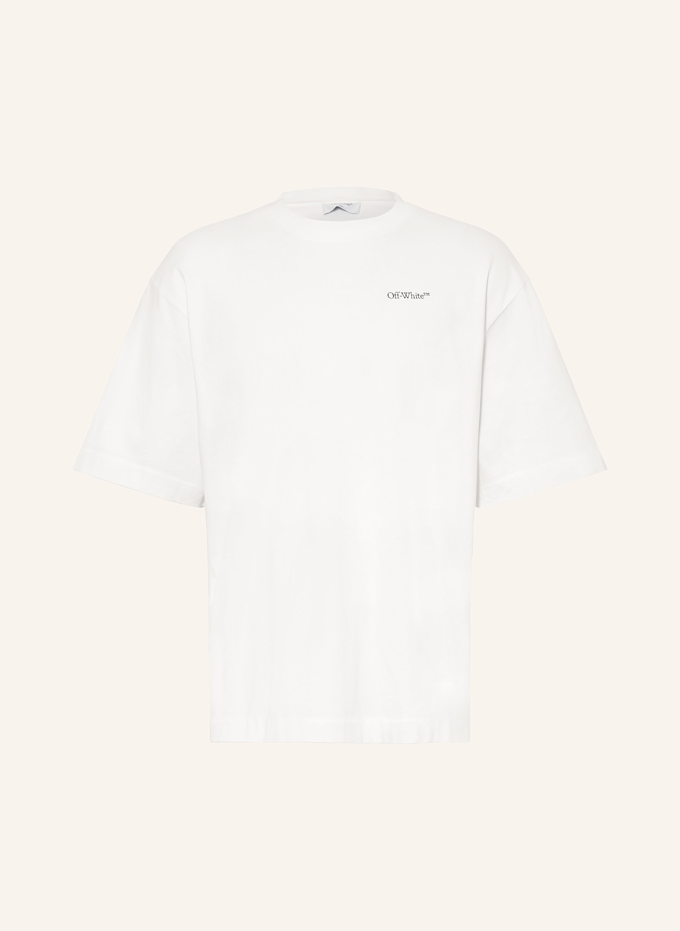 Off-White T-Shirt SCRIBBLE: WEISS / SCHWARZ