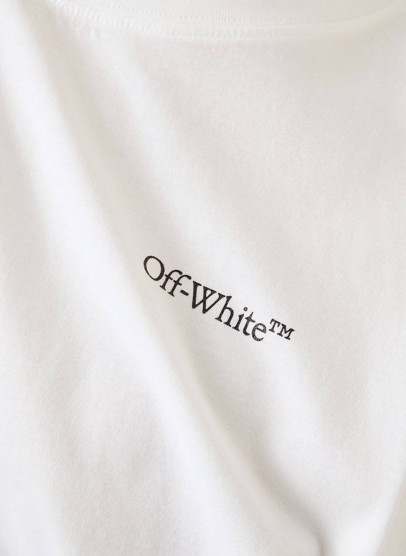 Off-White T-Shirt SCRIBBLE: WEISS / SCHWARZ