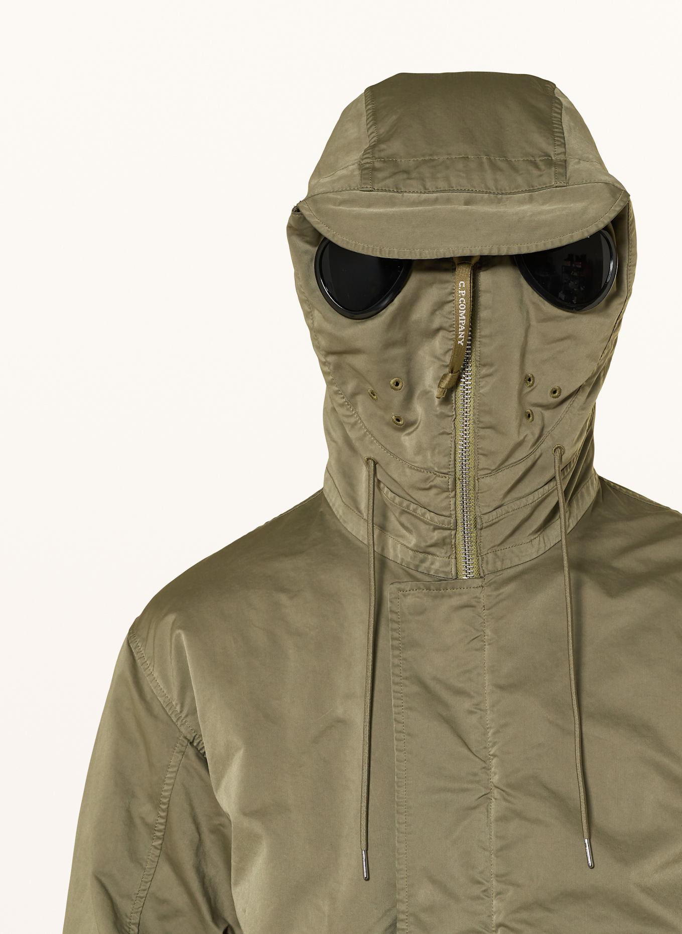 C.P. COMPANY 2-in-1-Daunenparka: OLIV