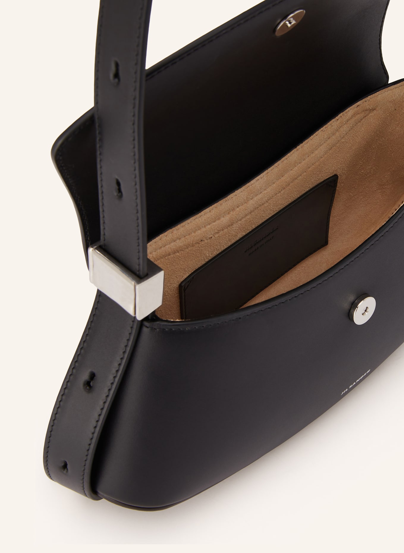 JIL SANDER Umhängetasche ELDORADO: SCHWARZ