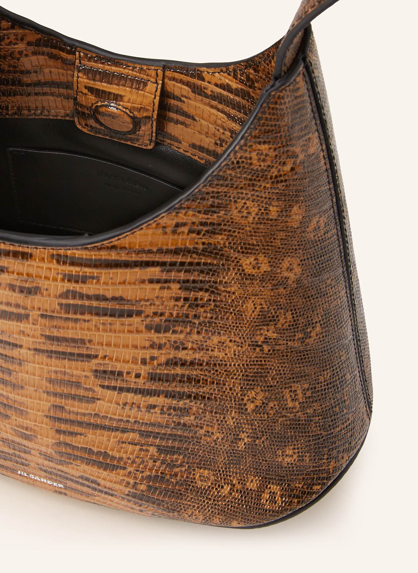 JIL SANDER Crossbody bag ELDORADO SMALL: BROWN / LIGHT BROWN