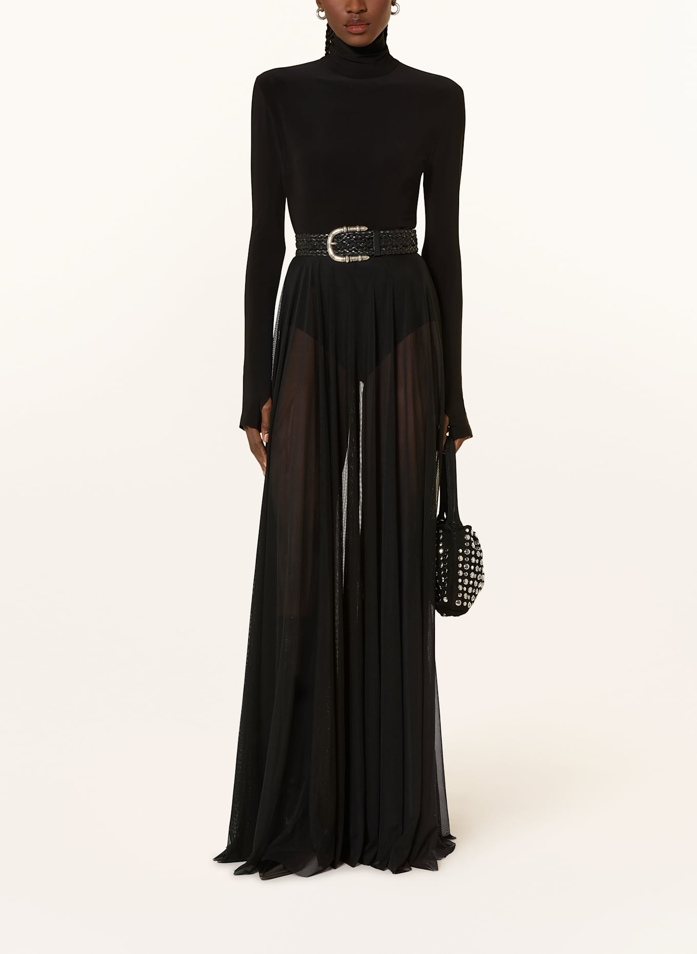 NORMA KAMALI Kleid: SCHWARZ